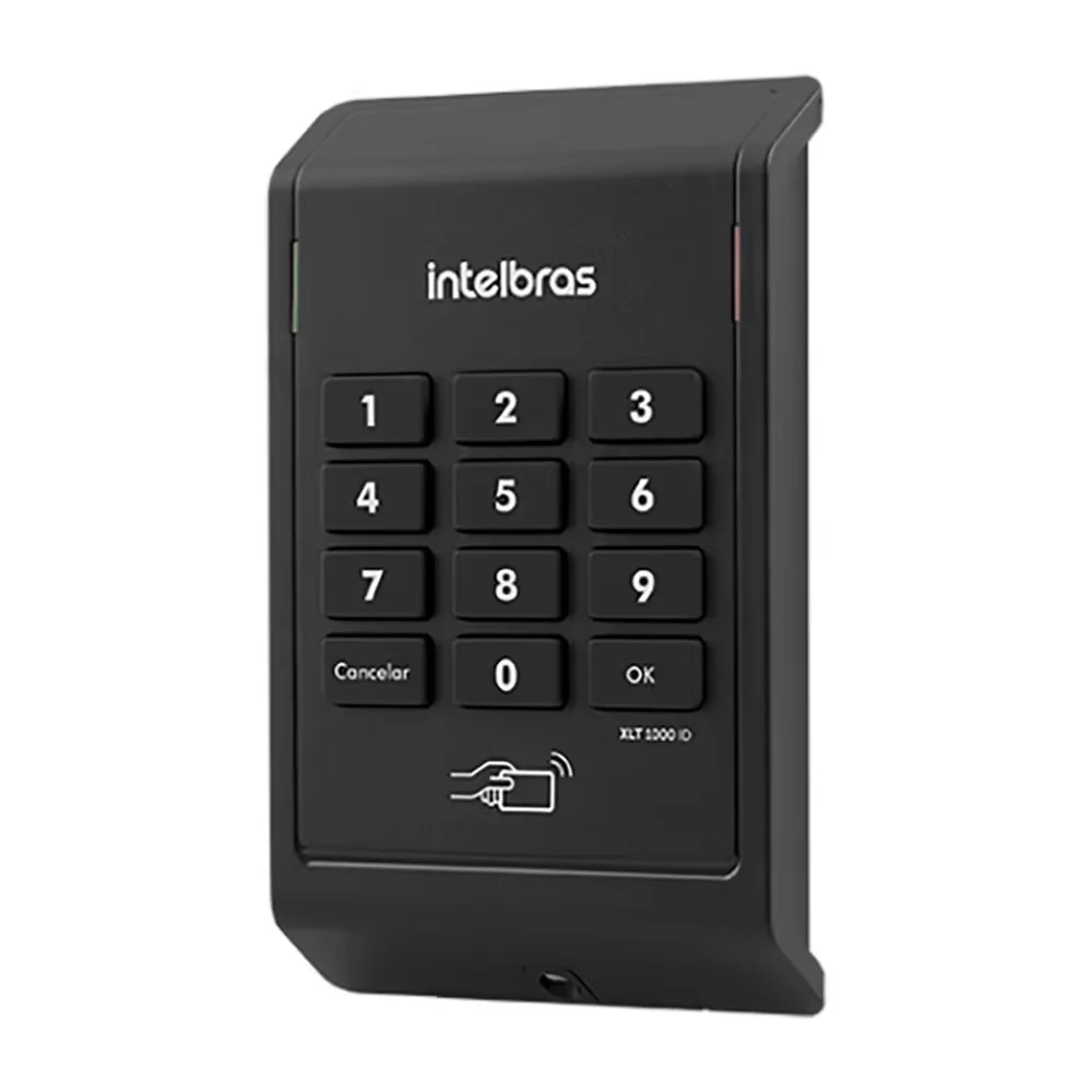 Leitor RFID Intelbras  XLT 1000 ID, Preto, Com Teclado Numérico