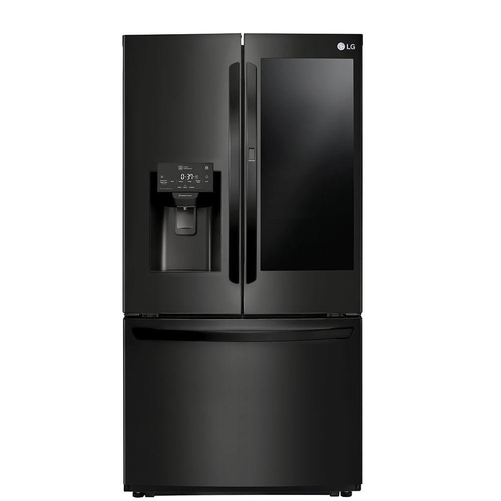 Geladeira Lg Smart French Door Instaview Door In Door 525 Litros Preta 110v Gr-x228nmsm