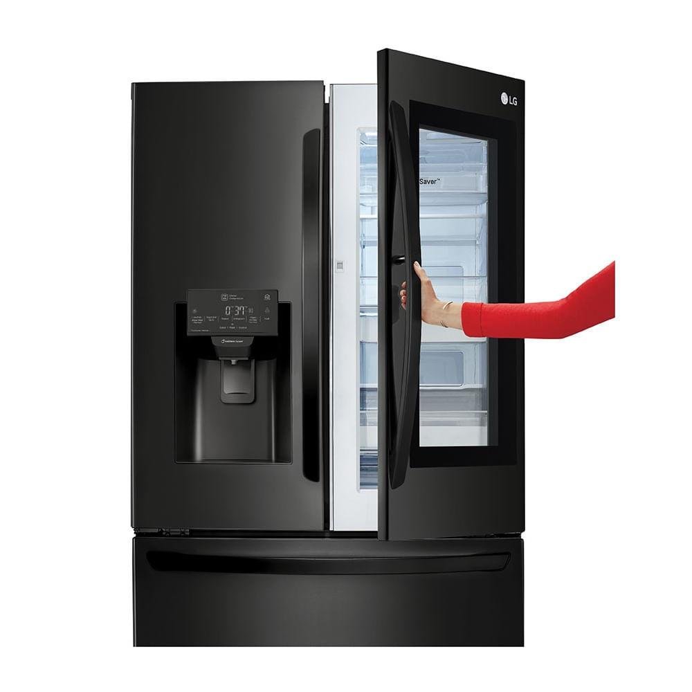 Geladeira Lg Smart French Door Instaview Door In Door 525 Litros Preta 110v Gr-x228nmsm