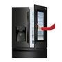 Geladeira Lg Smart French Door Instaview Door In Door 525 Litros Preta 110v Gr-x228nmsm