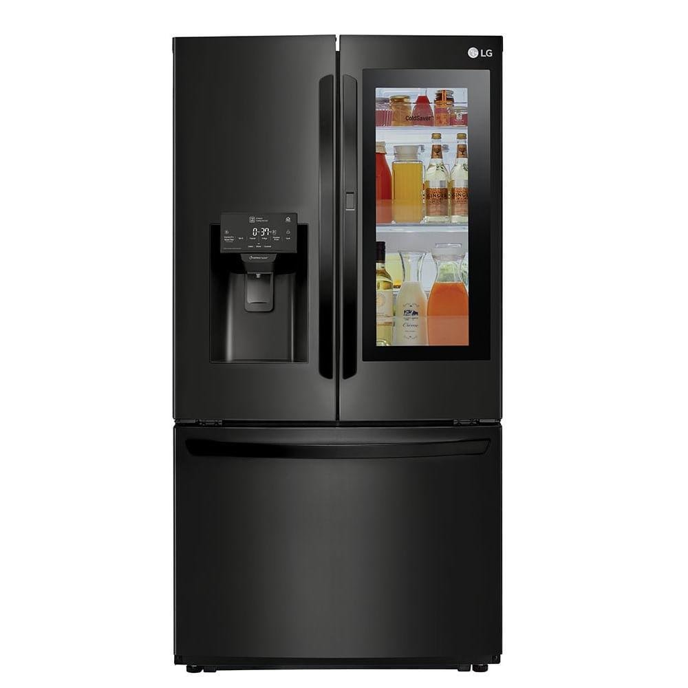 Geladeira Lg Smart French Door Instaview Door In Door 525 Litros Preta 110v Gr-x228nmsm