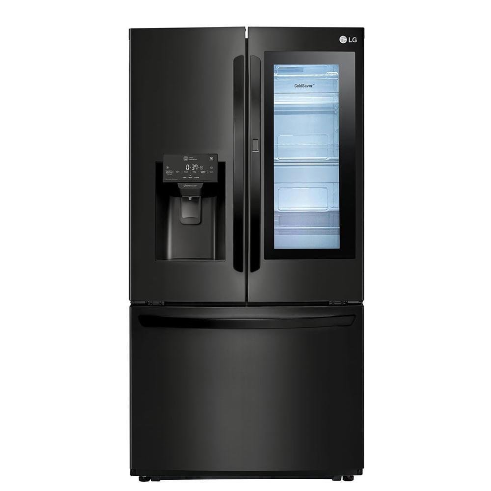 Geladeira Lg Smart French Door Instaview Door In Door 525 Litros Preta 110v Gr-x228nmsm