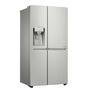 Geladeira Lg Smart Side By Side Door In Door 601 Litros Aço Escovado 110v Gs65sdn