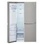 Geladeira Lg Smart Side By Side Door In Door 601 Litros Aço Escovado 110v Gs65sdn