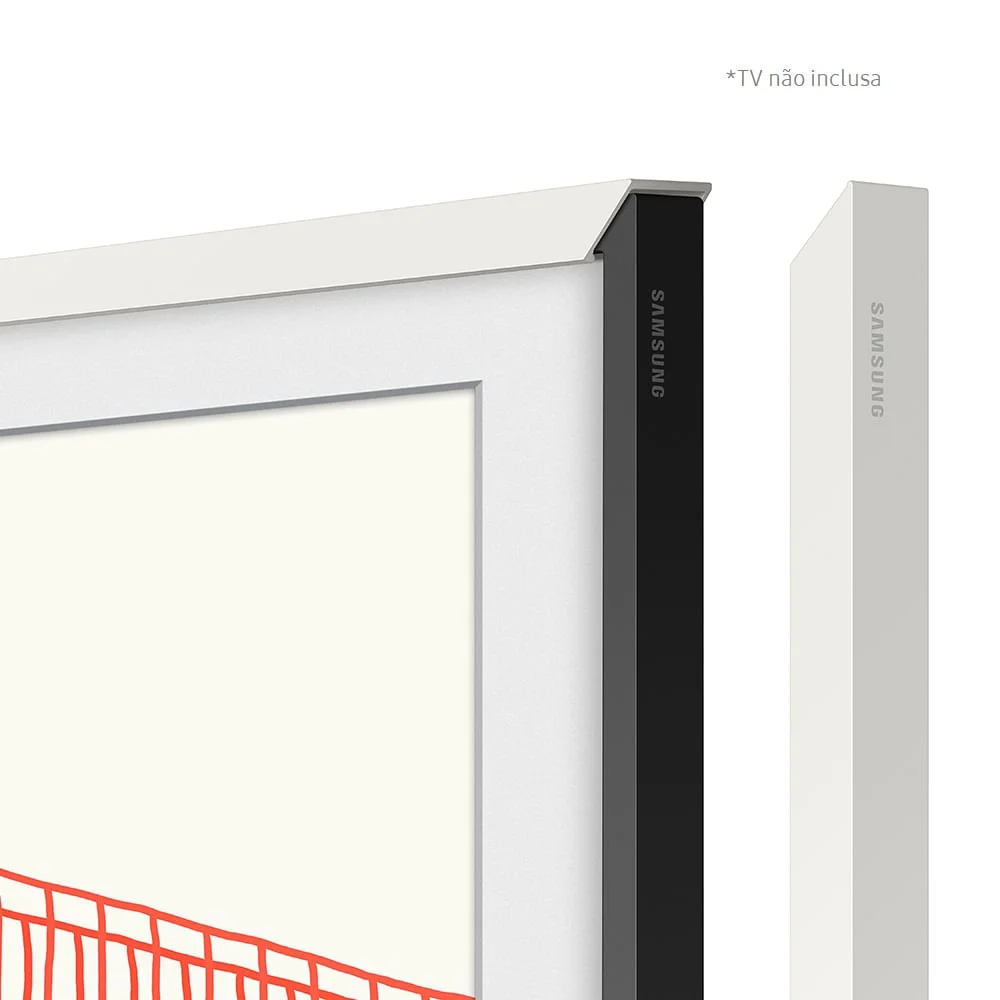 Moldura Samsung Para Smart Tv 50´´, The Frame 2021, Branco