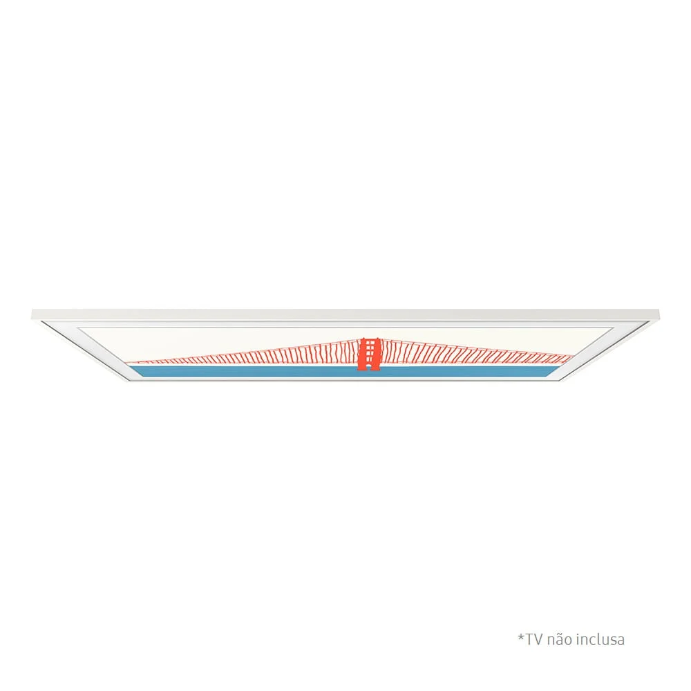 Moldura Samsung Para Smart Tv 50´´, The Frame 2021, Branco
