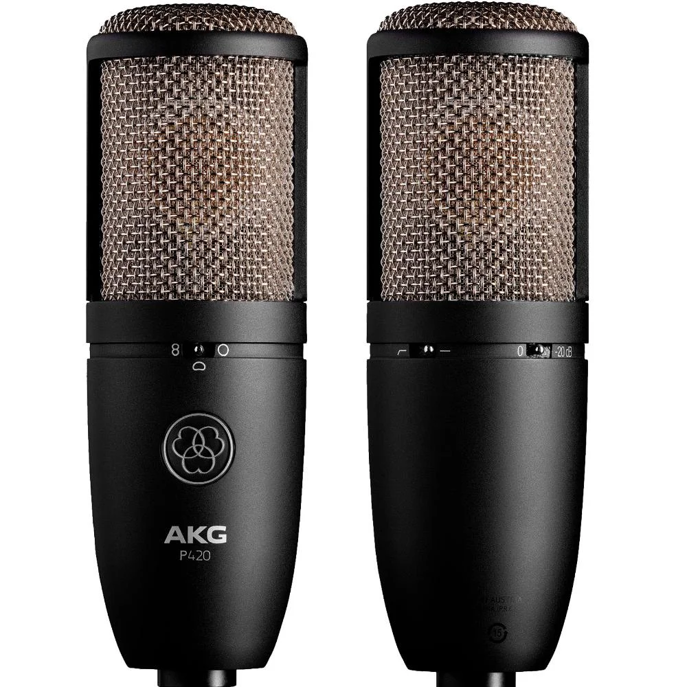 Microfone Akg P420 Condensador Estúdio KaBuM