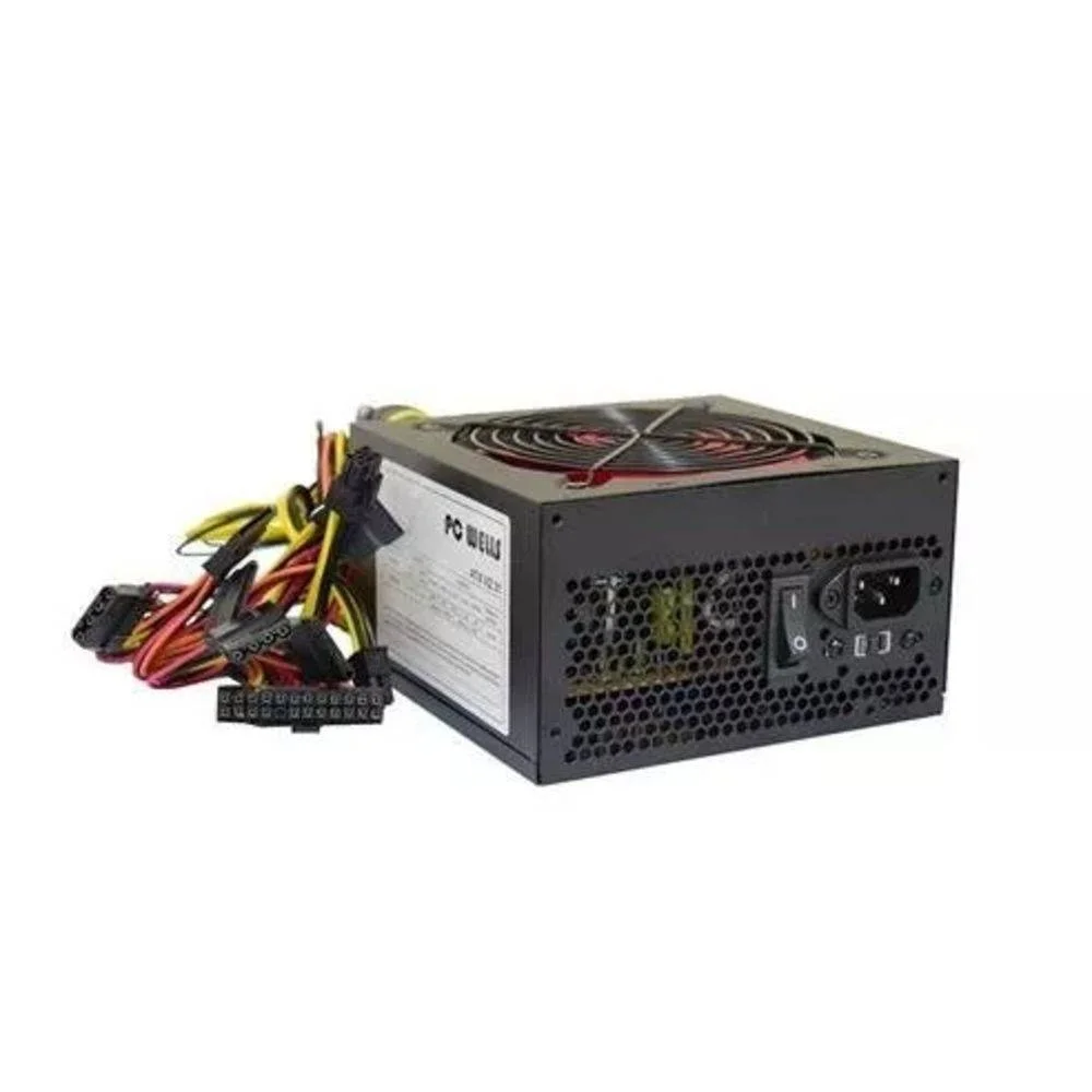 Fonte K-Mex Pcwells, Bivolt Chaveada, Com Cabo - PK-550 Fonte K-Mex Pcwells, Bivolt Chaveada, Com Cabo - PK-550
