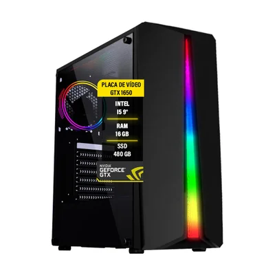ゲーミングPC　i5 16Gb SSD500Gb GTX-970 自作マシン PC-Gamer-I5-9a-Gera-o-GTX1650-