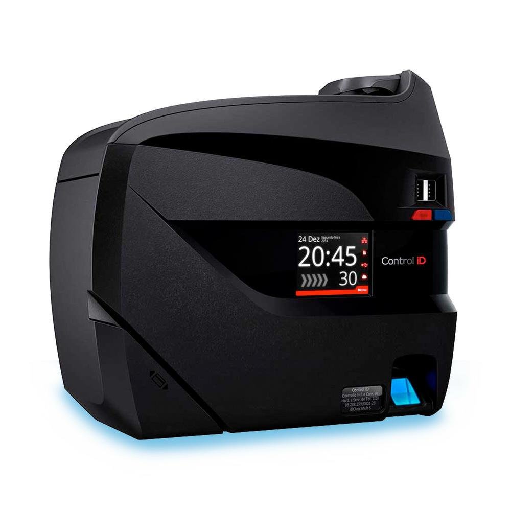 Relógio De Ponto Biométrico Control Id, Rep Idclass Bio, Ethernet, Guilhotina - Display Touch Screen