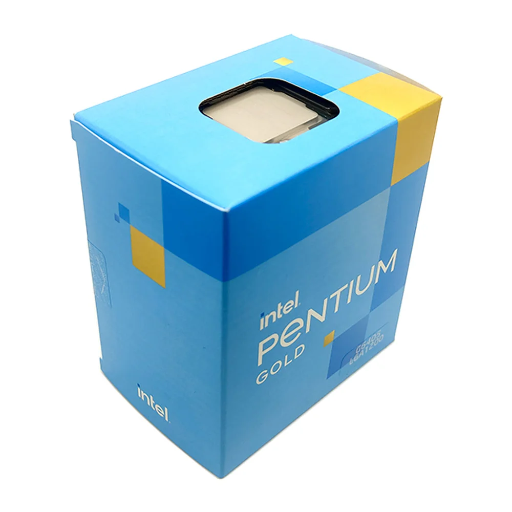 Processador Intel Pentium Gold G6405, 10ª Geração, 4.10GHz, Dual Core, 4 Threads, LGA 1200 - BX80701G6405 Processador Intel Pentium Gold G6405, 10ª Geração, 4.10GHz, Dual Core, 4 Threads, LGA 1200 - BX80701G6405