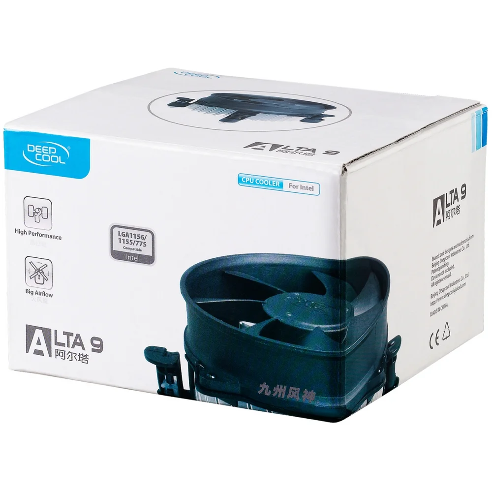 Cooler Para Processador DeepCool Alta 9, Intel, Soquete 775, LGA 1200, 1150, 1151, 1155, 1156 - DP-ICAP-AT9 Cooler Para Processador DeepCool Alta 9, Intel, Soquete 775, LGA 1200, 1150, 1151, 1155, 1156 - DP-ICAP-AT9