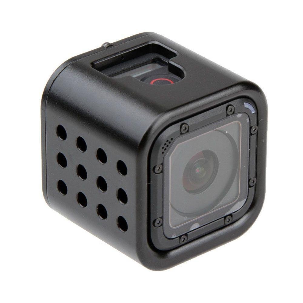 FRAMe Em Alumínio Para Câmeras Gopro Session 4, 5 - Preto