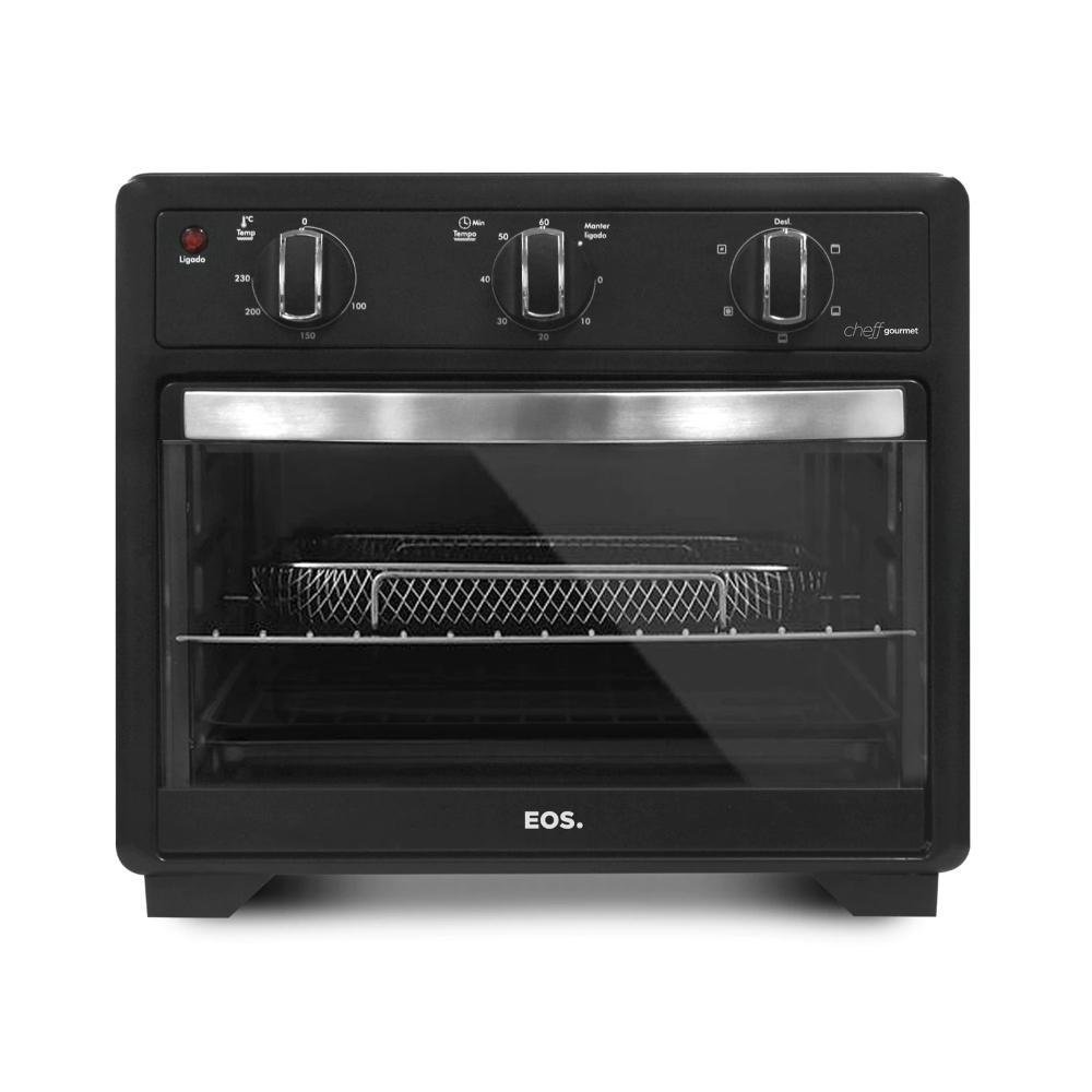 Forno Elétrico E Air Fryer 25l Eos Efe25ap Preto 220v Forno Elétrico E Air Fryer 25l Eos Efe25ap Preto 220v