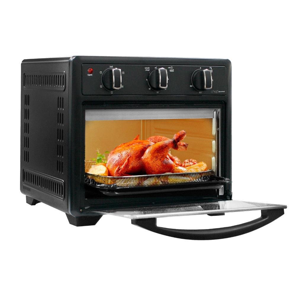 Forno Elétrico E Air Fryer 25l Eos Efe25ap Preto 220v Forno Elétrico E Air Fryer 25l Eos Efe25ap Preto 220v
