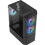Gabinete Gamer Aerocool Quantum V2, Mid Tower, ATX, Lateral Vidro, Preto
