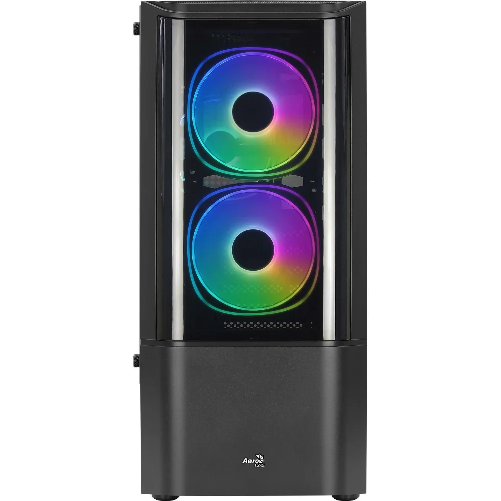 Gabinete Gamer Aerocool Quantum V2, Mid Tower, ATX, Lateral Vidro, Preto Gabinete Gamer Aerocool Quantum V2, Mid Tower, ATX, Lateral Vidro, Preto