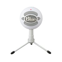Microfone Condensador Logitech, USB, Blue Snowball Ice, Branco - 988-000070