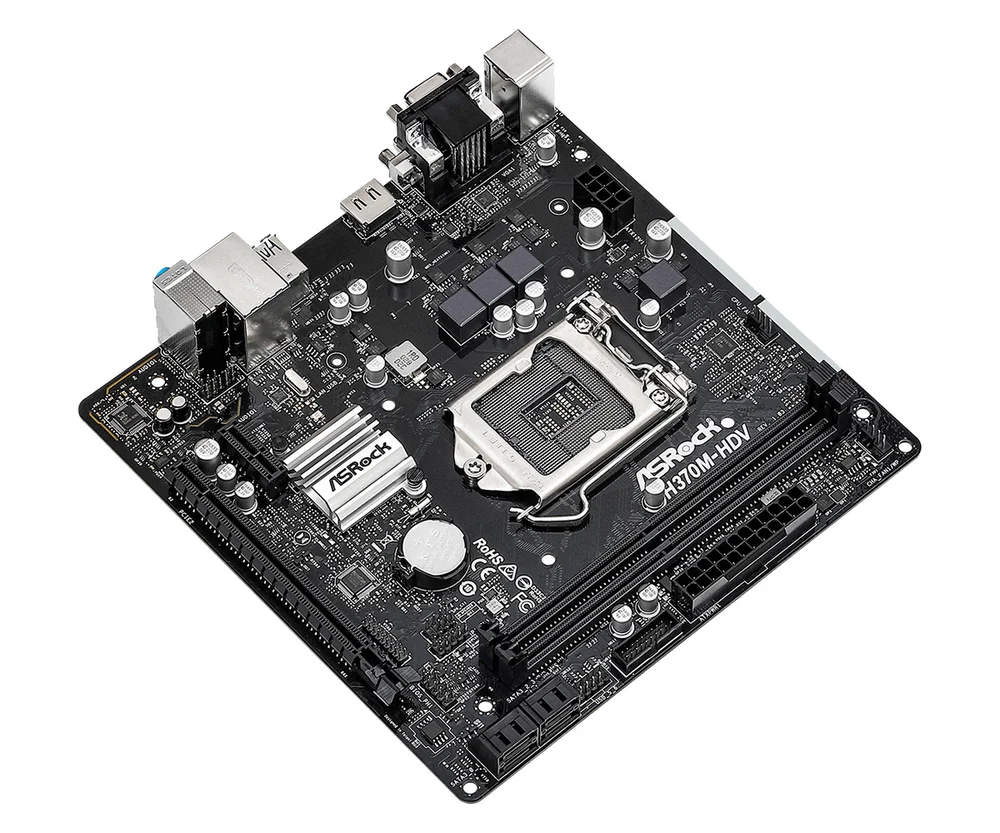 CPU Intel Core i7 9700 ASRock H310CM-HDV/M.2 Placa Me Intel 1151 HDMIDVIVGA KaBuM
