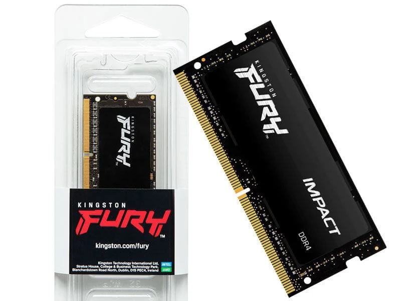 Memória Kingston Fury Impact SODIMM, 16GB, 2666MHz, DDR4, CL16, Para Notebook - KF426S16IB/16 Memória Kingston Fury Impact SODIMM, 16GB, 2666MHz, DDR4, CL16, Para Notebook - KF426S16IB/16