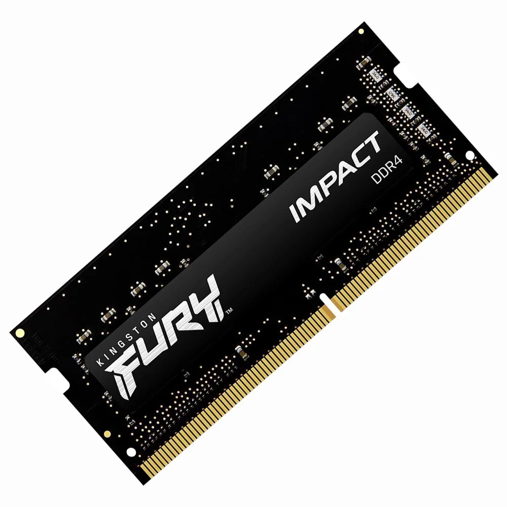 Memória Kingston Fury Impact SODIMM, 16GB, 2666MHz, DDR4, CL16, Para Notebook - KF426S16IB/16 Memória Kingston Fury Impact SODIMM, 16GB, 2666MHz, DDR4, CL16, Para Notebook - KF426S16IB/16