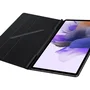 Capa Book Cover Samsung Galaxy Tab S7 Plus, 12.4 Pol, T970 T975, Cor: Preta, Tela: 12.4