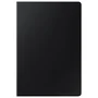 Capa Book Cover Samsung Galaxy Tab S7 Plus, 12.4 Pol, T970 T975, Cor: Preta, Tela: 12.4