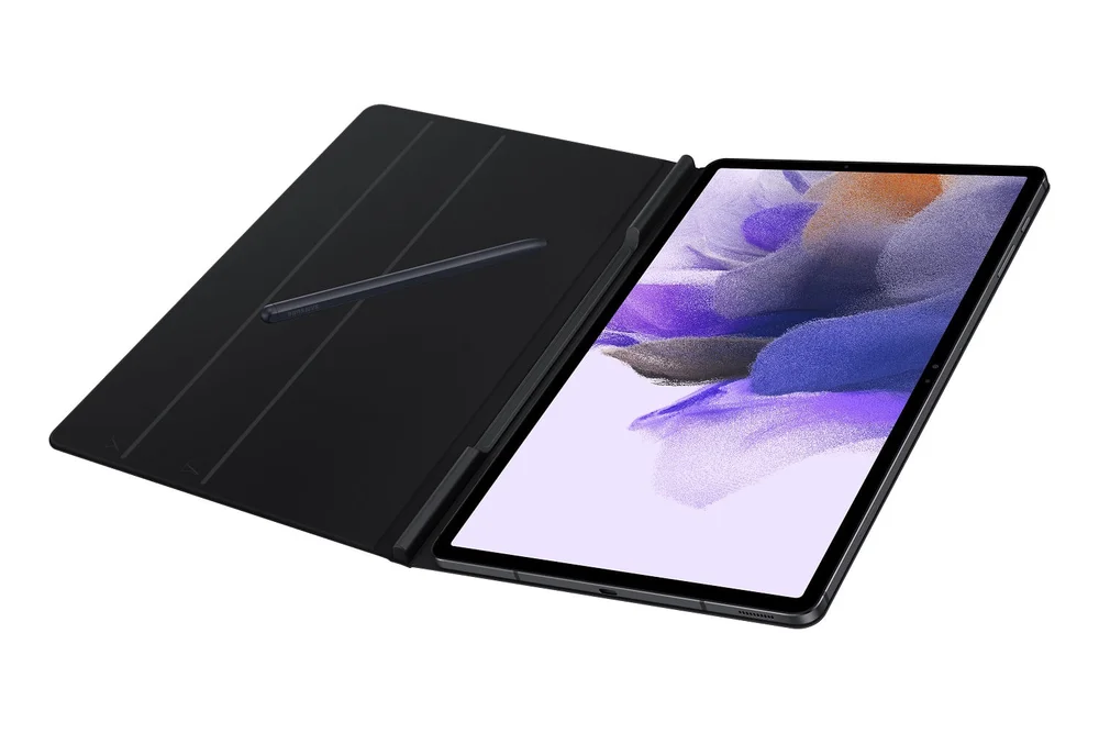 Capa Book Cover Samsung Galaxy Tab S7 Plus, 12.4 Pol, T970 T975, Cor: Preta, Tela: 12.4 Capa Book Cover Samsung Galaxy Tab S7 Plus, 12.4 Pol, T970 T975, Cor: Preta, Tela: 12.4