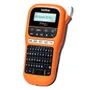 Rotulador Eletrônico Brother PTE110, Laranja, Teclado QWERTY Display Gráfico, 10 Textos, 16 Caracteres