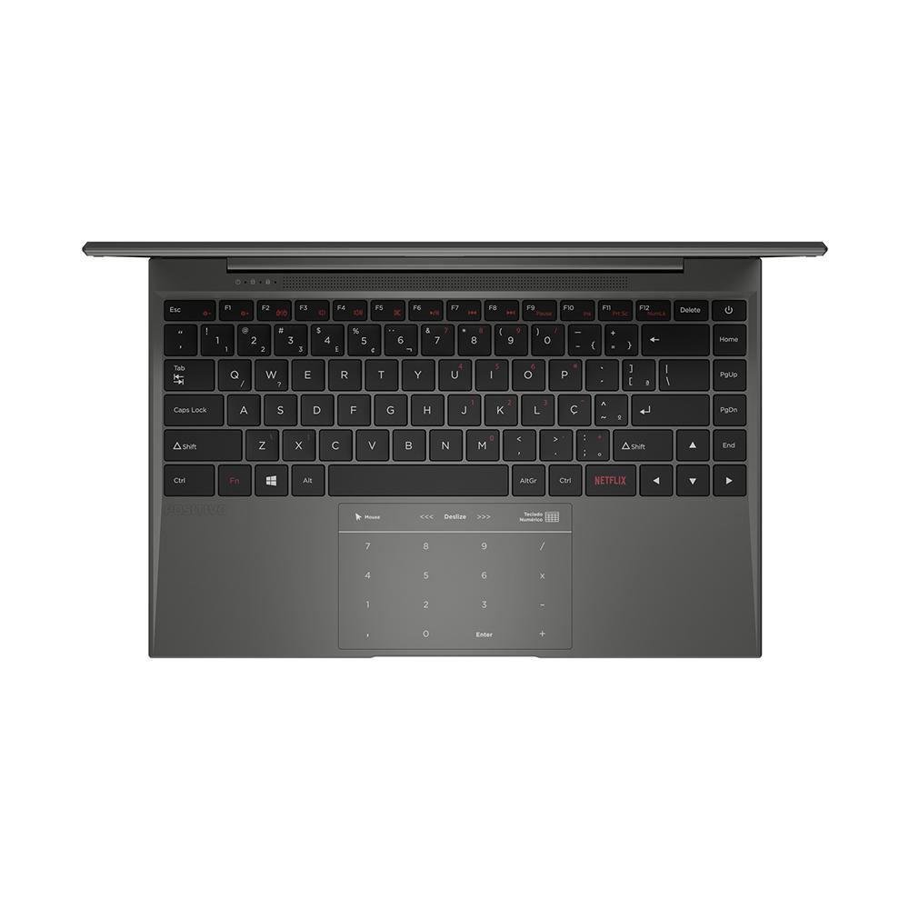 Notebook Positivo Motion I34128GB Intel Core i3-6157U, 4GB, 128GB SSD, Windows 10 Home, 14, HD, Cinza Notebook Positivo Motion I34128GB Intel Core i3-6157U, 4GB, 128GB SSD, Windows 10 Home, 14, HD, Cinza