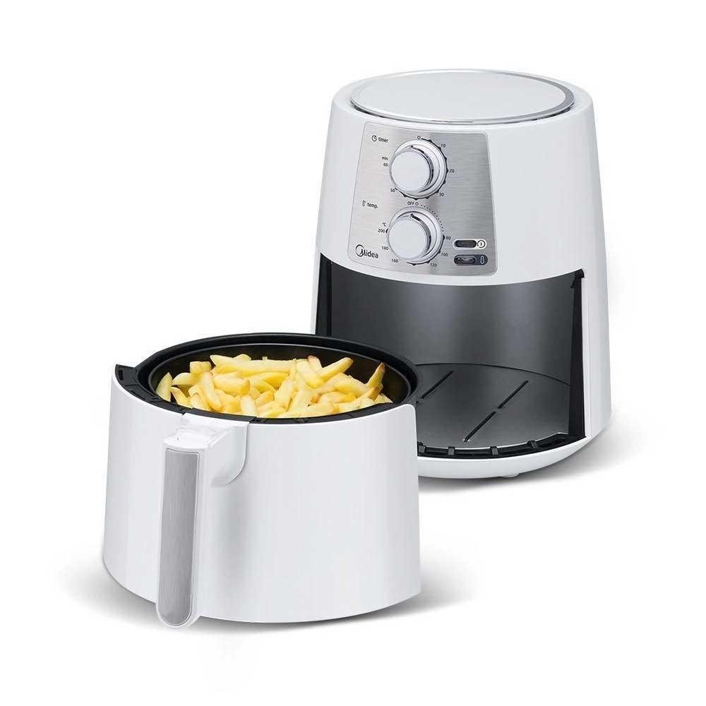 Fritadeira Air Fry Sem Óleo Midea Fra32, 3.5L, 1250W, 220V, Branco Fritadeira Air Fry Sem Óleo Midea Fra32, 3.5L, 1250W, 220V, Branco