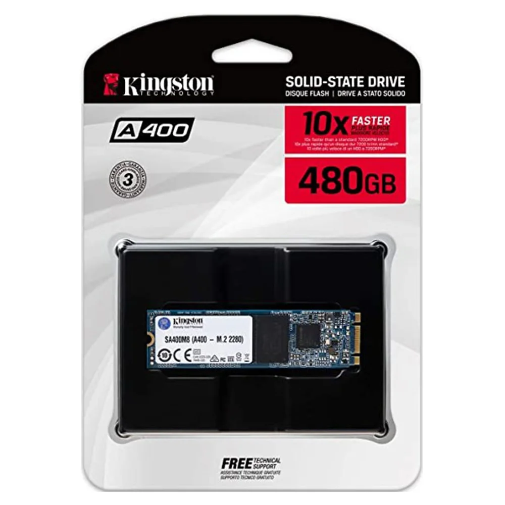 SSD 480GB M2 A400 Sa400m8480g KaBuM