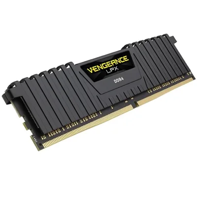 Memória Corsair Vengeance LPX Black 8GB KaBuM