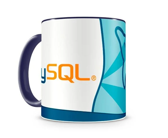 Caneca Linguagem Mysql Color Azul