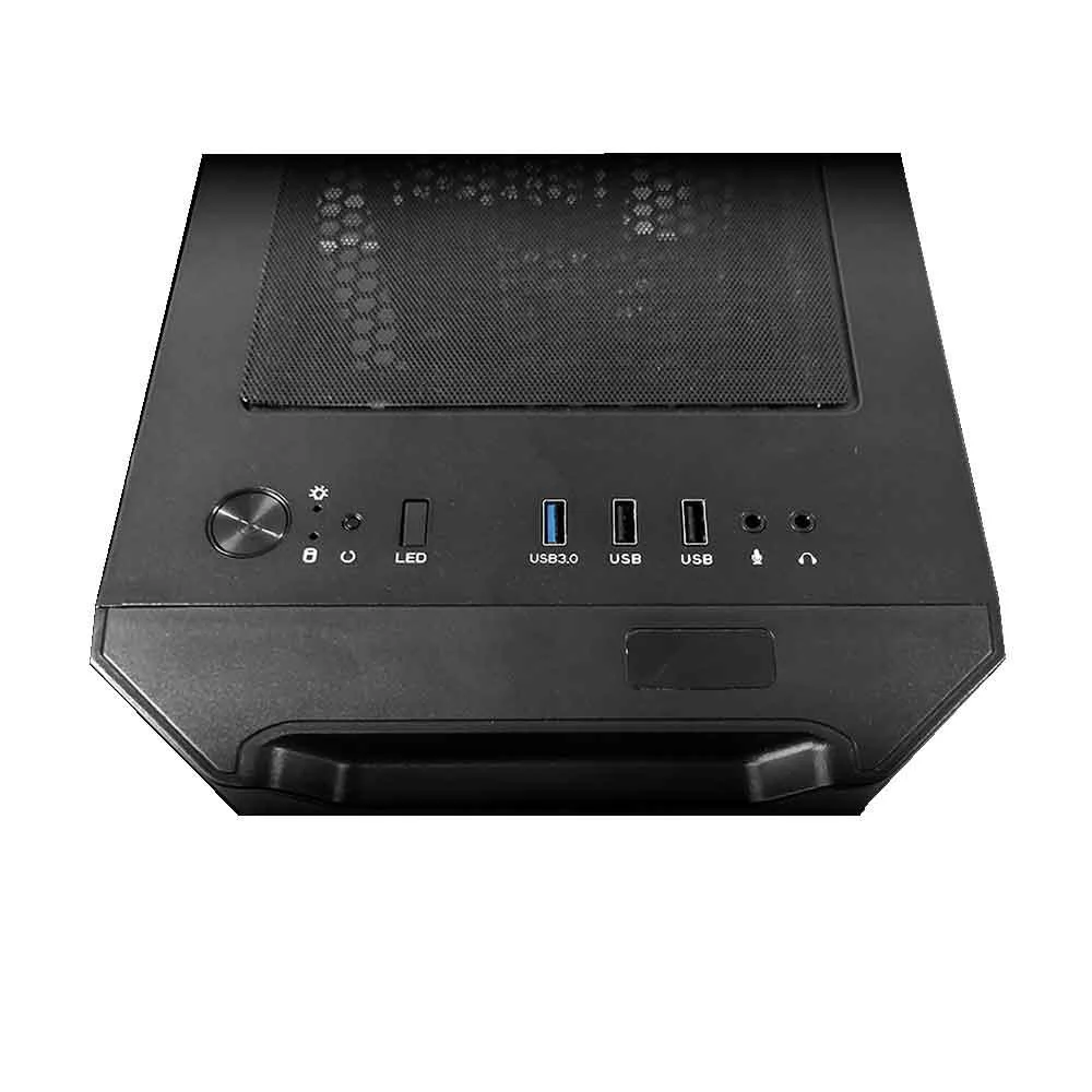 Gabinete Gamer Sem Fonte, C3tech - Mt-g680sbk Gabinete Gamer Sem Fonte, C3tech - Mt-g680sbk