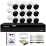 Kit Intelbras 12 Câmeras, HD 720p - Vhl 1120 B e DVR 1116 Intelbras Com HD 1TB mais acessórios