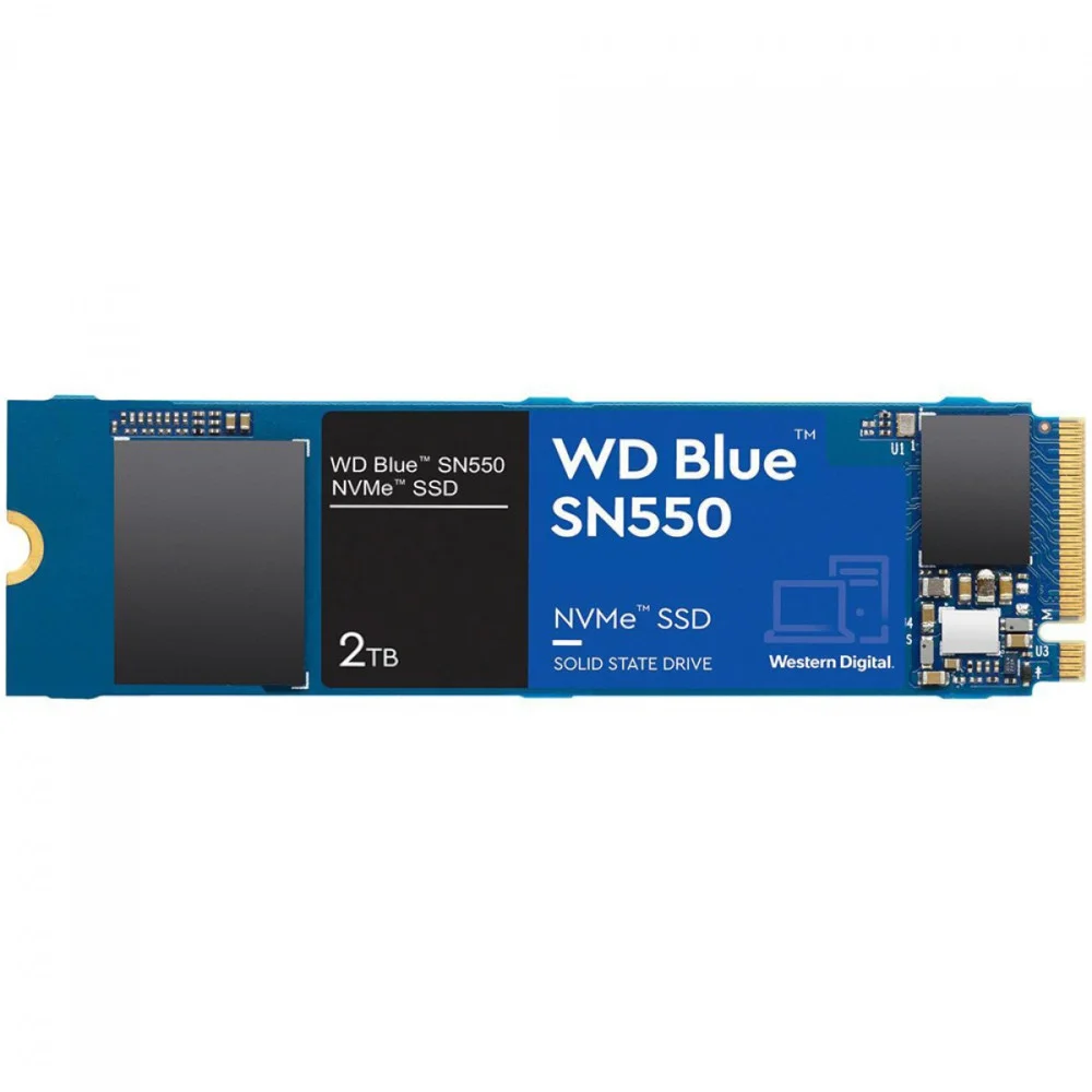 内蔵型SSD WD Blue SN550 NVMe SSD M.2 2280 SSD WD Blue SN550 2TB M2 2280 NVME 2600 MBs