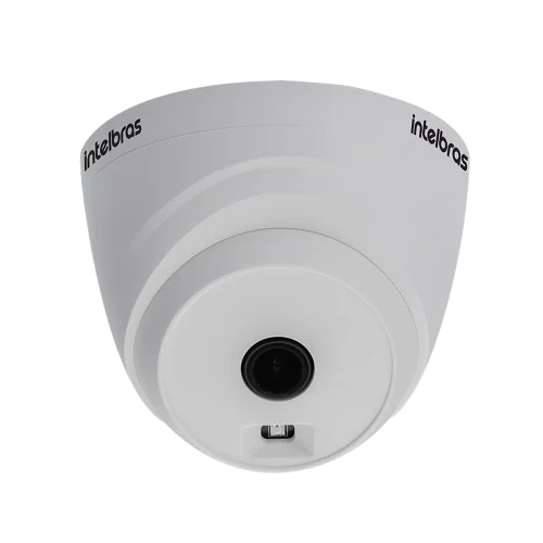 Kit 2 Câmeras Dome HD 720p, Vhl 1120 D 3.6mm Ir 20 + Dvr Gravador Intelbras Mhdx 1204 4 Canais