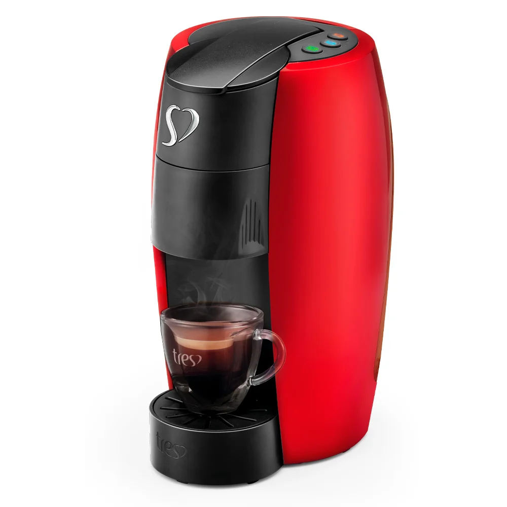 Cafeteira Expresso Três Corações Lov Basic Multibebidas, 960ml, 1250W, 220v, Vermelha Cafeteira Expresso Três Corações Lov Basic Multibebidas, 960ml, 1250W, 220v, Vermelha