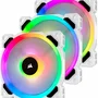 Kit Cooler FAN com 3 Unidades Corsair LL120, RGB LED, Controladora - CO-9050092-WW