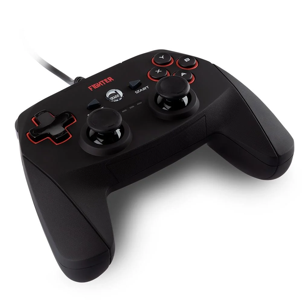 Controle Dazz Double Shock Fighter Ps3/pc Usb 2.0 Preto - 623397