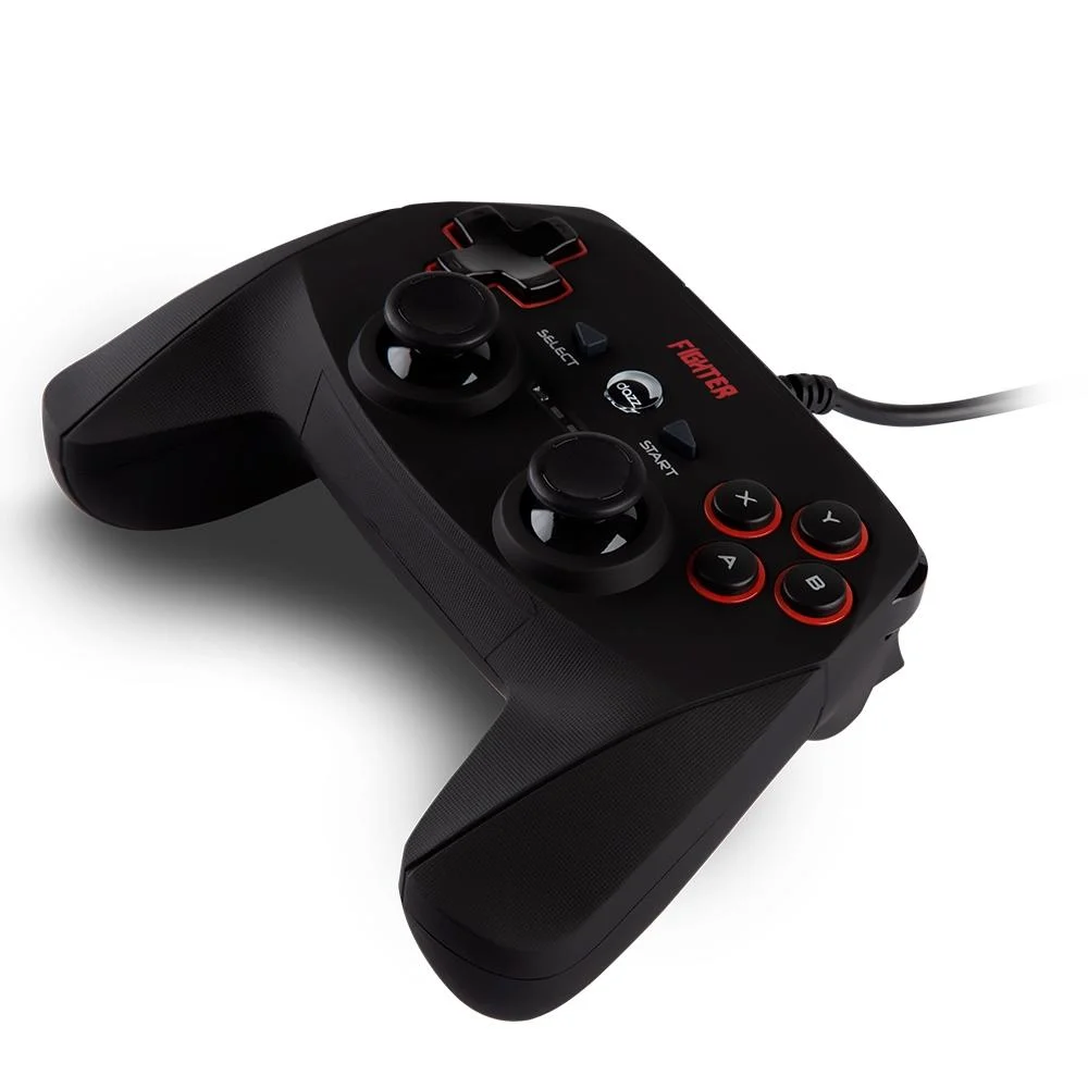 Controle Dazz Double Shock Fighter Ps3/pc Usb 2.0 Preto - 623397