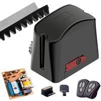Kit Motor Garen Automatizador De Portão Eletrônico, Deslizante Dz Casa Fit 1/4, Para Portões Até 300kg, 2 Metros De Cremalheira - 110V
