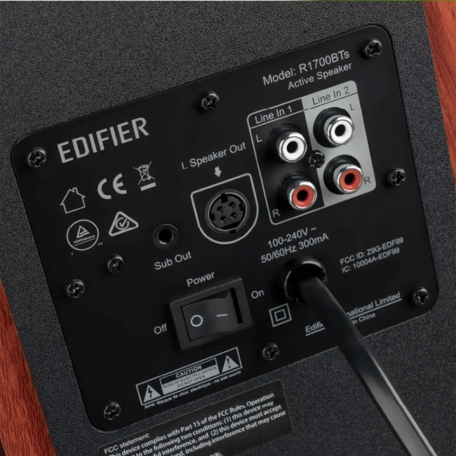 Caixa De Som Edifier R1700BTS 66W RMS Subwoofer