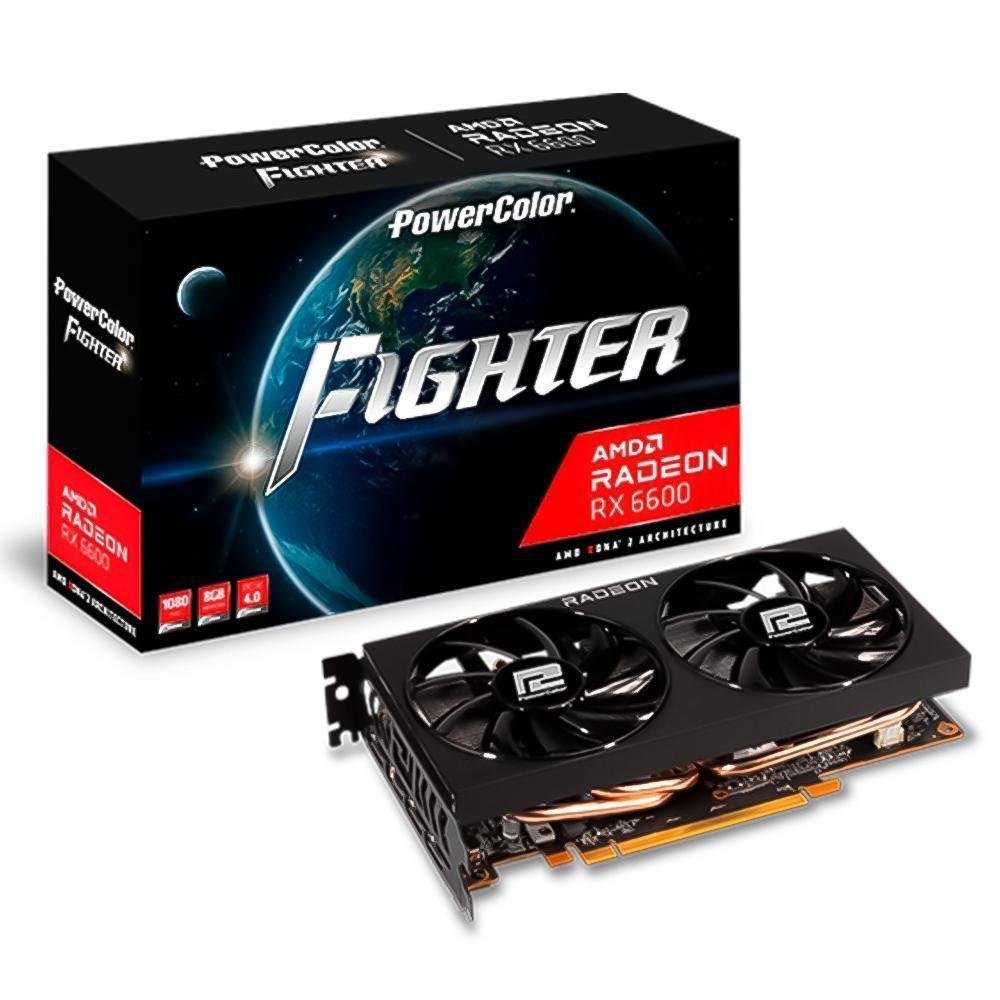 Placa De Video Power Color Radeon Axrx 6600 8GB