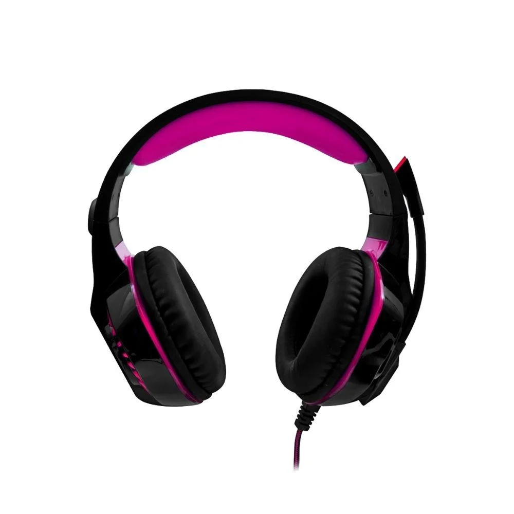 Headset Com Fio Beastxr Oexgame Hs404 USB Rosapr