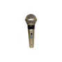 Microfone Profissional SM58, P4, Champanhe, Acompanha Cabo De 5 Metros