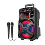 Caixa De Som Portátil Bluetooth Amvox Aca 221 Gigante Ii Com 02 Microfones