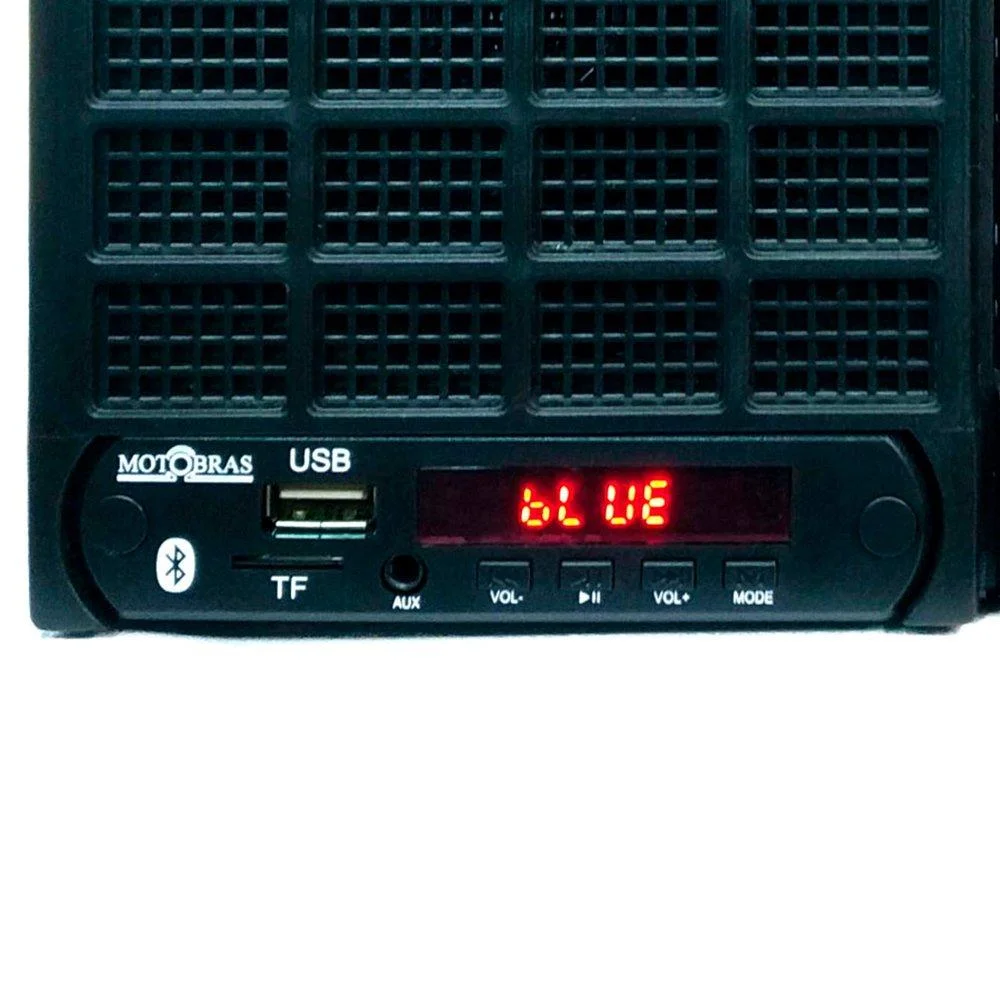 Rádio Portátil 7 Faixas Rm-pu32ac Preto Motobras Rádio Portátil 7 Faixas Rm-pu32ac Preto Motobras