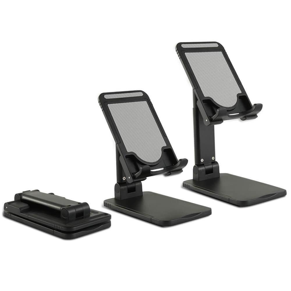 Suporte De Mesa Universal Para Celular E Tablet - Cor Preto